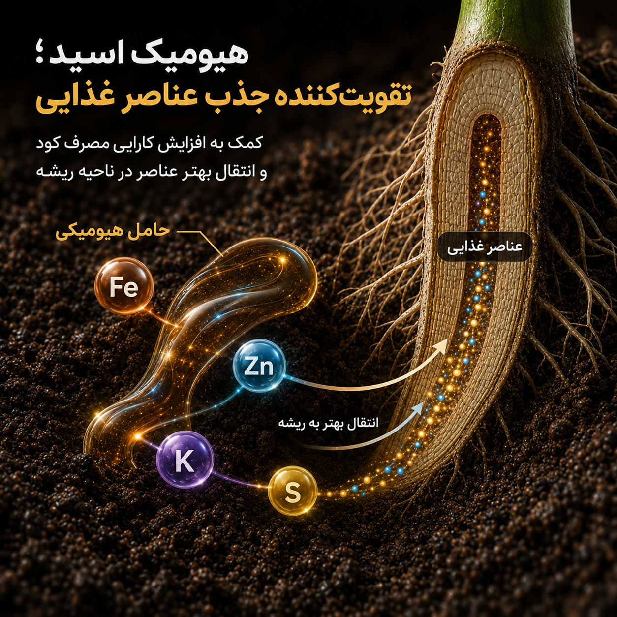 افزایش کارایی مصرف کود با هیومیکا